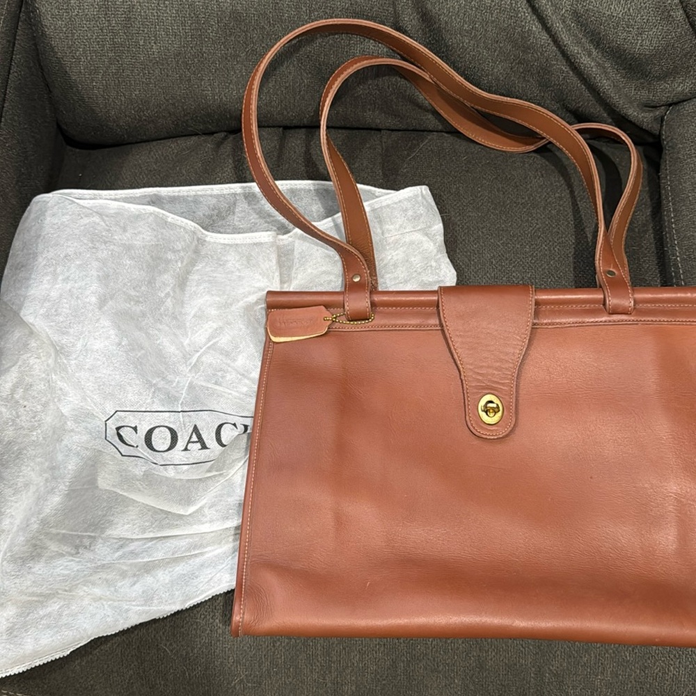 Vintage coach business casual purse